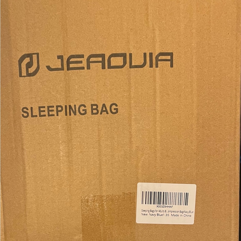 Navy Blue Sleeping Bag
